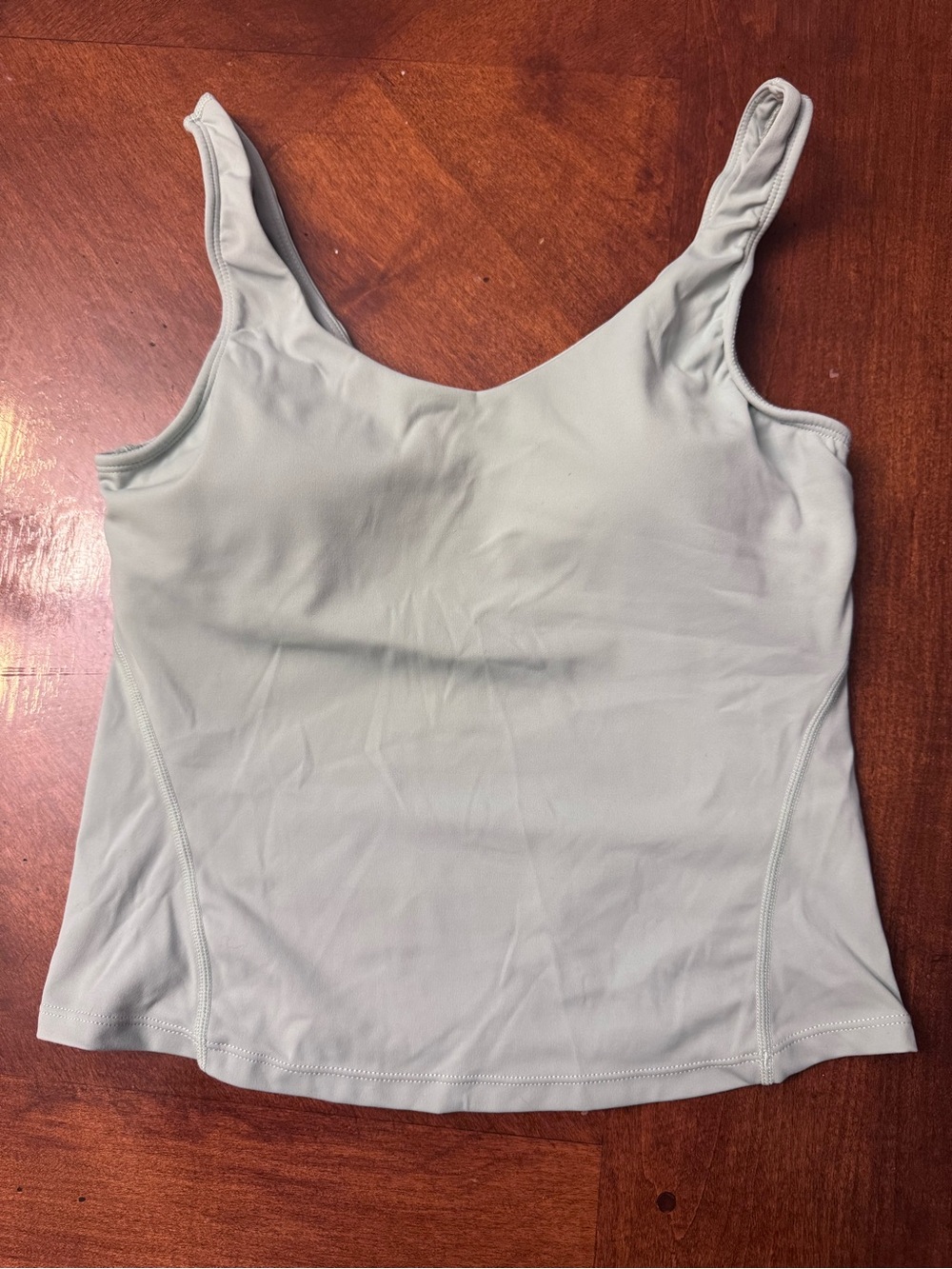 HALARA Softly Zero Plush Padded V Neck Tank Top